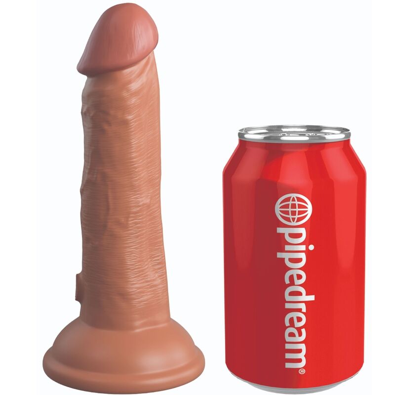 Vibrador Realista Elite de Silicona 15.2 cm Caramelo