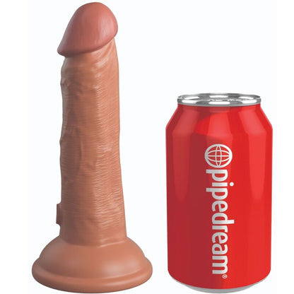 Vibrador Realista Elite de Silicona 15.2 cm Caramelo