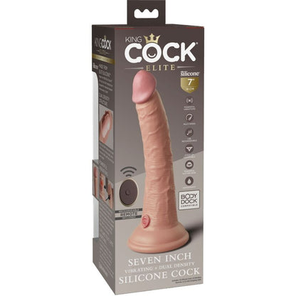 Vibrador Dildo Realista y Control Remoto de Silicona 17.8 CM