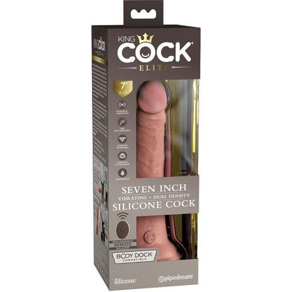 Vibrador Dildo Realista y Control Remoto de Silicona 17.8 CM