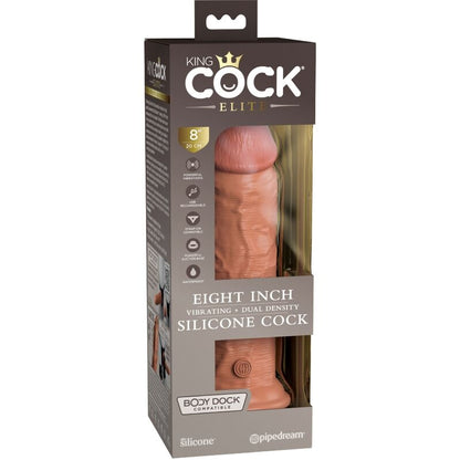 Vibrador Realista de Silicona Elite 20.3 cm Caramelo
