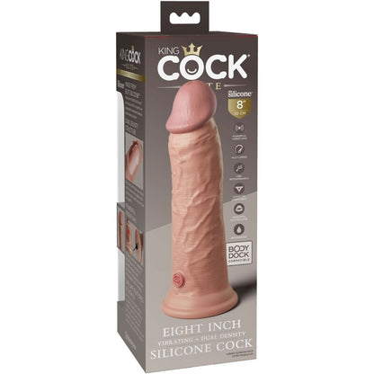 Vibrador Realista Elite de Silicona 20.3 cm