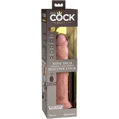 Vibrador Dildo Realista de Silicon Élite con Control Remoto - 23 cm