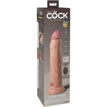 Vibrador Dildo Realista de Silicon Élite con Control Remoto - 23 cm