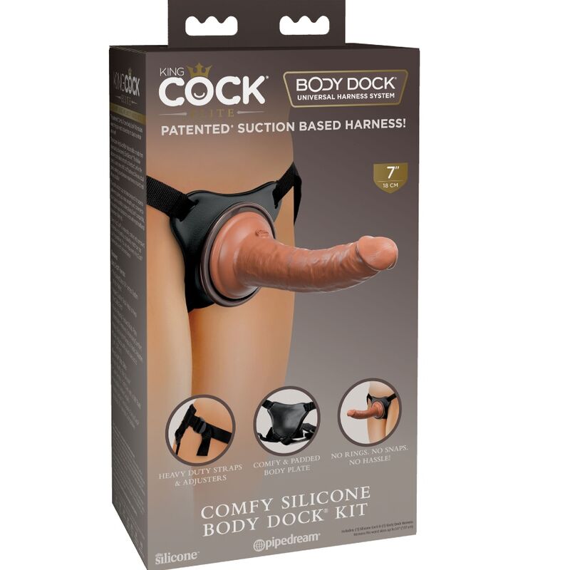 Arnés Ajustable Cómodo con Dildo 17.8 cm