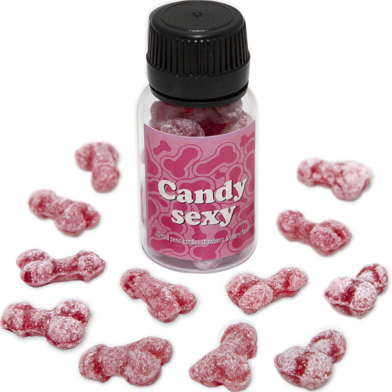 Gominolas Sabor Fresa-Cereza con Forma de Pene - 12 Unidades