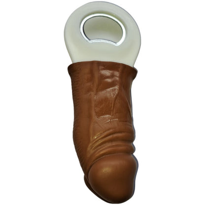 Abrebotellas Divertido Forma Pene Marrón