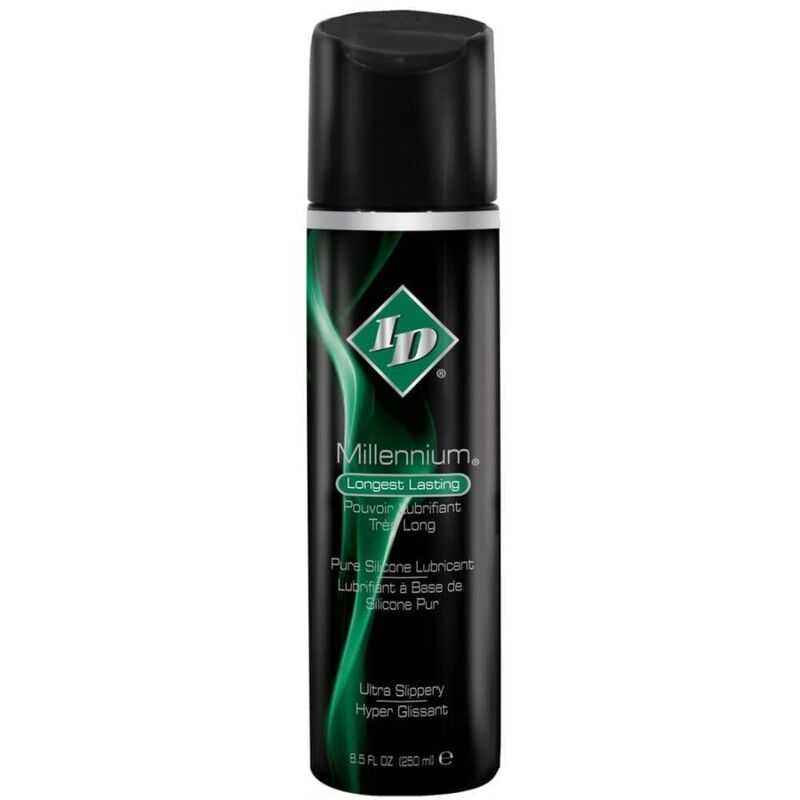 ID MILLENIUM Lubrificante Silicone Longa Duração 250ml para prazer íntimo e massagem.