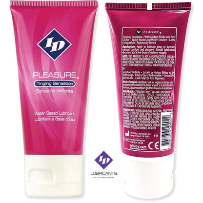 Imagem do ID Pleasure Lubrificante à Base de Água Tinging Sensation Travel Tube 60 ML