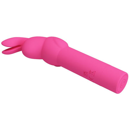 Vibrador de Silicone PRETTY LOVE Gerardo Rabbit Fuchsia com estimulador clitoriano
