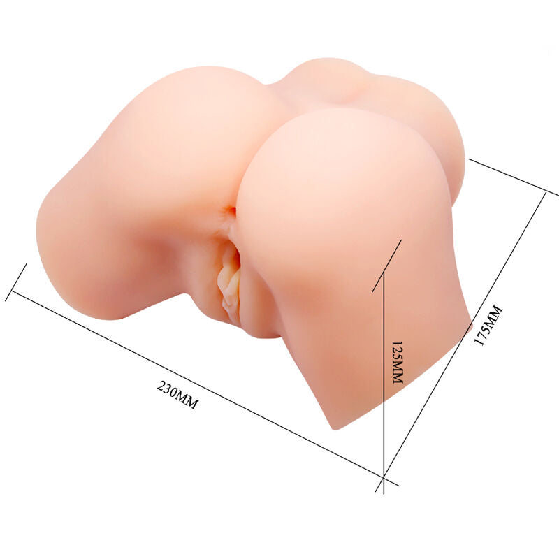 Vibrador Realista de Vagina y Ano Samantha