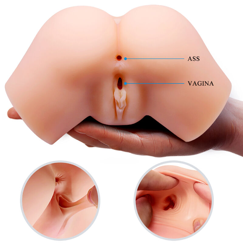 Vibrador Realista de Vagina y Ano Samantha