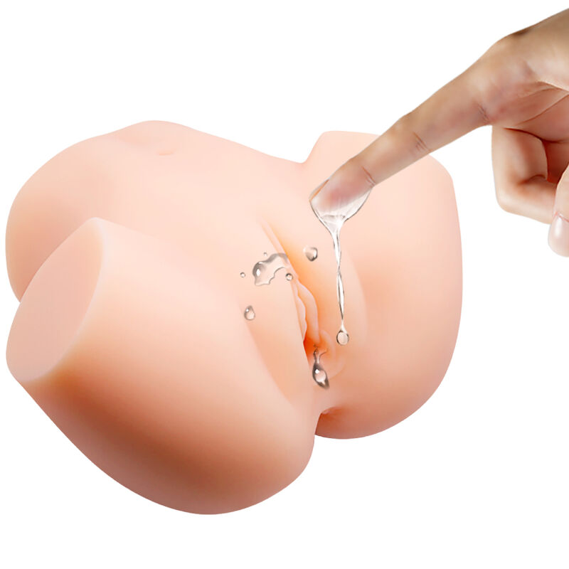 Masturbador Realista con Vagina y Ano de Doble Vibración