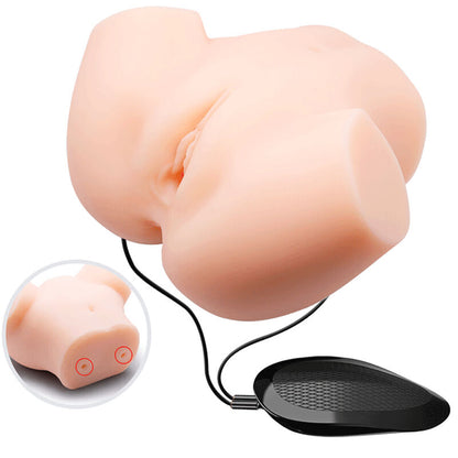 Masturbador Realista con Vagina y Ano de Doble Vibración