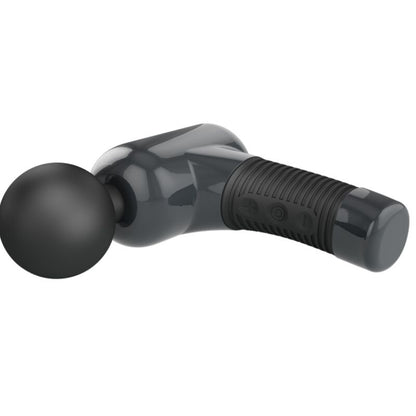 Imagem do Pretty Love Massageador Recarregável 7 Funções 5 Velocidades, mostrando seu design ergonómico e a cabeça flexível.