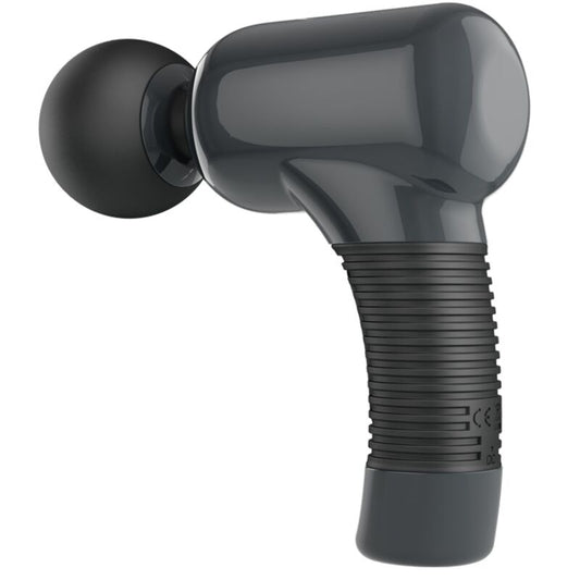Imagem do Pretty Love Massageador Recarregável 7 Funções 5 Velocidades, mostrando seu design ergonómico e a cabeça flexível.