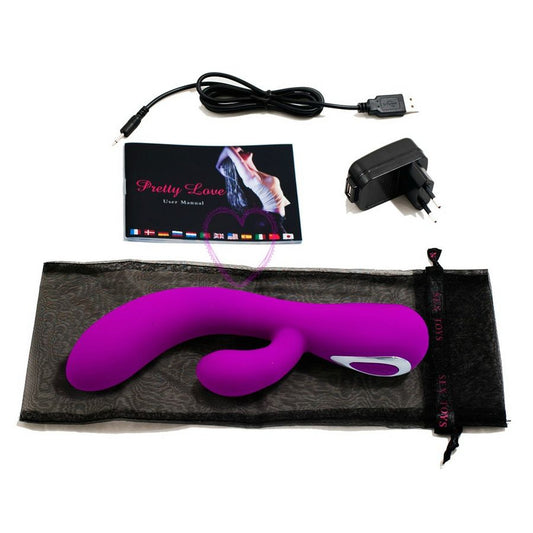 PRETTY LOVE Vibrador Inteligente de Silicone Recarregável para estimulação clitoriana.