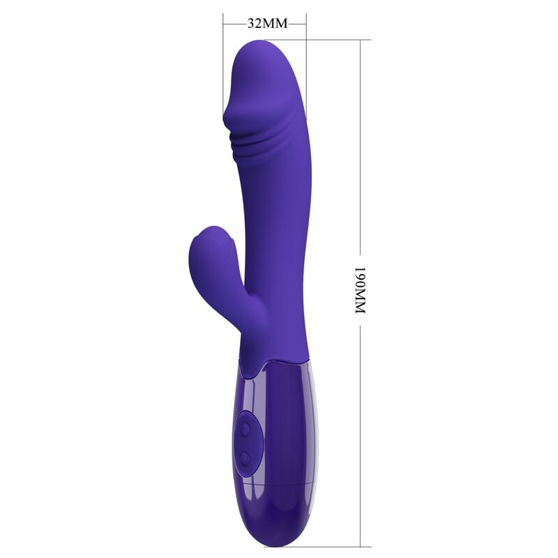 PRETTY LOVE Vibrador e Estimulador Ponto G Snappy Youth Violeta