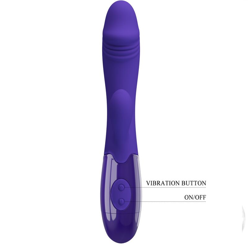PRETTY LOVE Vibrador e Estimulador Ponto G Snappy Youth Violeta