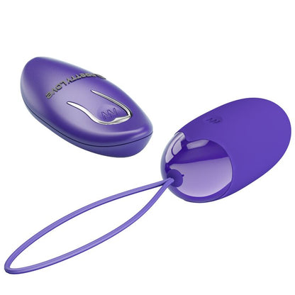 PRETTY LOVE Ovo Vibratório com Controlo Remoto Berger Youth Violeta, ideal para prazer discreto.