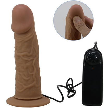 Close-up das Cuecas de Arnês PRETTY LOVE com Dildo Vibratório, mostrando o material de silicone e as correias ajustáveis.