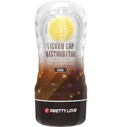 Masturbador PRETTY LOVE Estellar com design de rodas e textura interna para prazer masculino