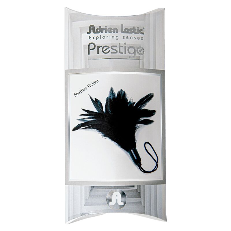 Adrien Lastic Prestige Black Duster com penas macias para jogos sensoriais