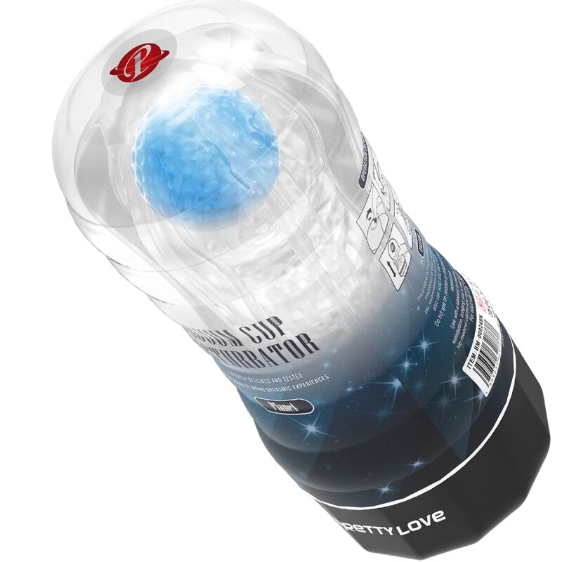 Masturbador Masculino PRETTY LOVE Planeta Azul com design inovador e textura interna.