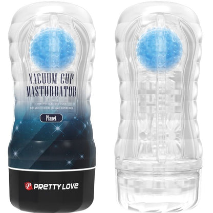 Masturbador Masculino PRETTY LOVE Planeta Azul com design inovador e textura interna.