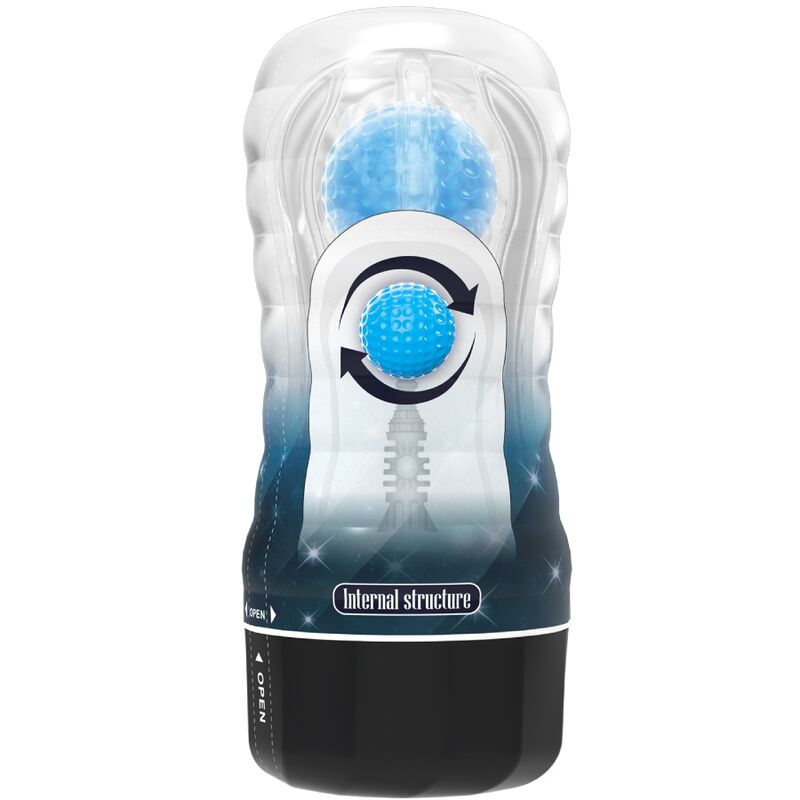Masturbador Masculino PRETTY LOVE Planeta Azul com design inovador e textura interna.