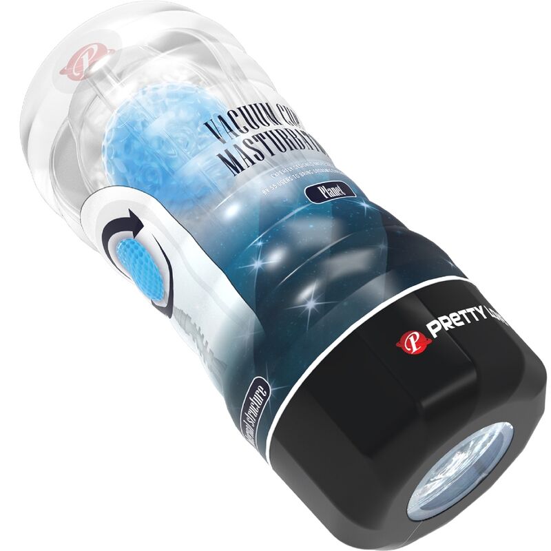 Masturbador Masculino PRETTY LOVE Planeta Azul com design inovador e textura interna.