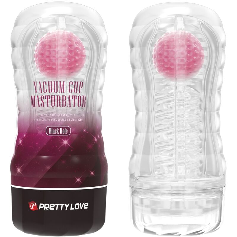 Capa de Masturbador Masculino PRETTY LOVE com esferas rolantes e textura realista