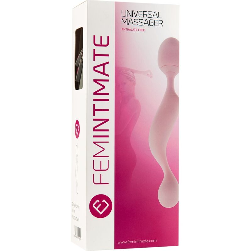 FEMINTIMATE - MASAJEADOR UNIVERSAL VIBRADOR DE SILICONA ROSA