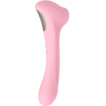FEMINTIMATE - MASAJEADOR DE SUCCIÓN DAISY Y VIBRADOR ROSA