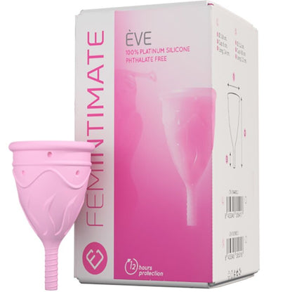 FEMINTIMATE - COPA MENSTRUAL DE SILICONA EVE - TALLA S