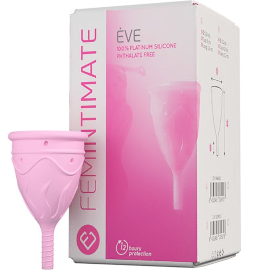 FEMINTIMATE - COPA MENSTRUAL DE SILICONA EVE - TALLA S