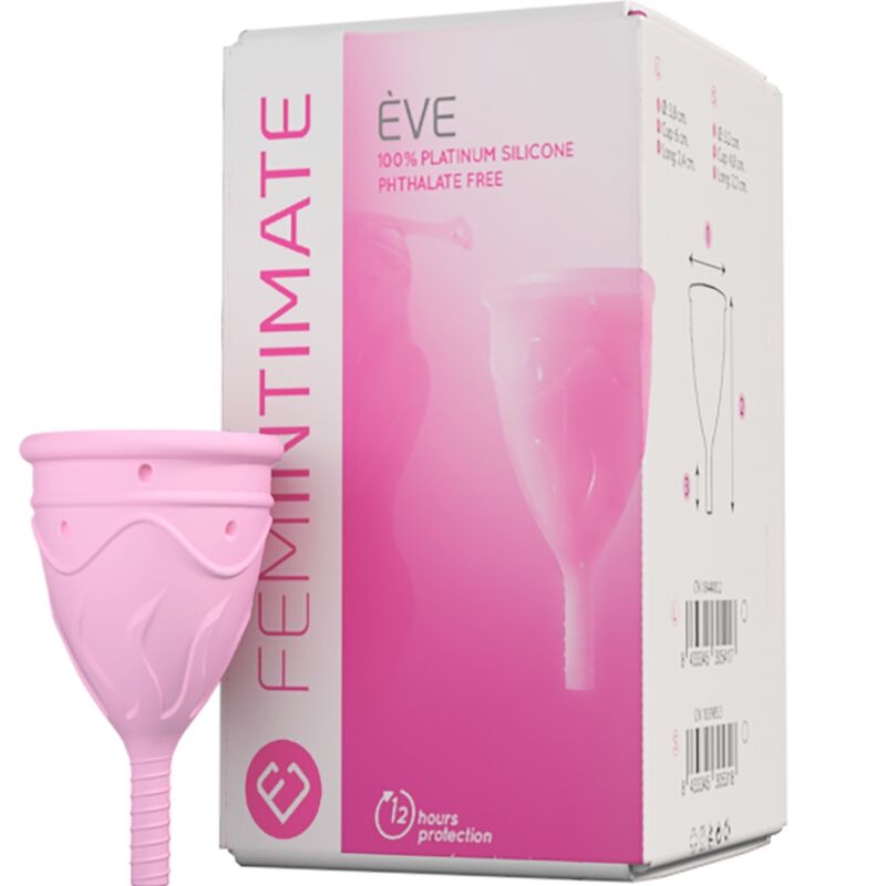 FEMINTIMATE - COPA MENSTRUAL DE SILICONA EVE - TALLA G