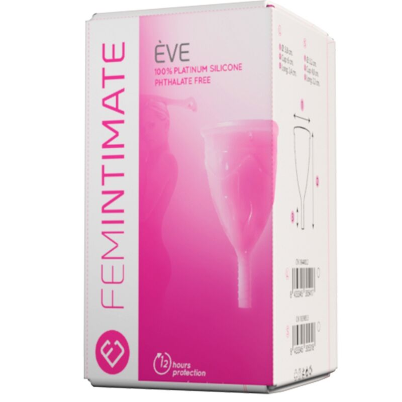 FEMINTIMATE - COPA MENSTRUAL DE SILICONA EVE - TALLA G