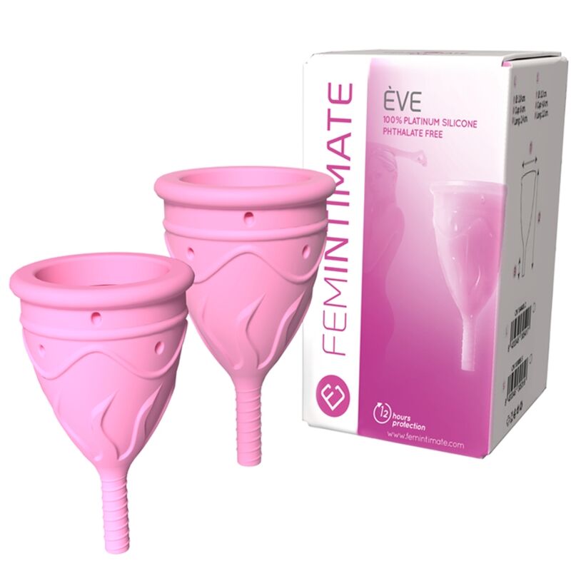 FEMINTIMATE - COPA MENSTRUAL DE SILICONA EVE - TALLA G