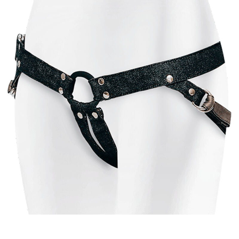 Adrien Lastic Cinto Strap-On para Dildos, design ajustável e material em algodão.