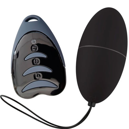 ALIVE Magic Egg 3.0 Vibratório com Controle Remoto Preto, compacto para prazer discreto.