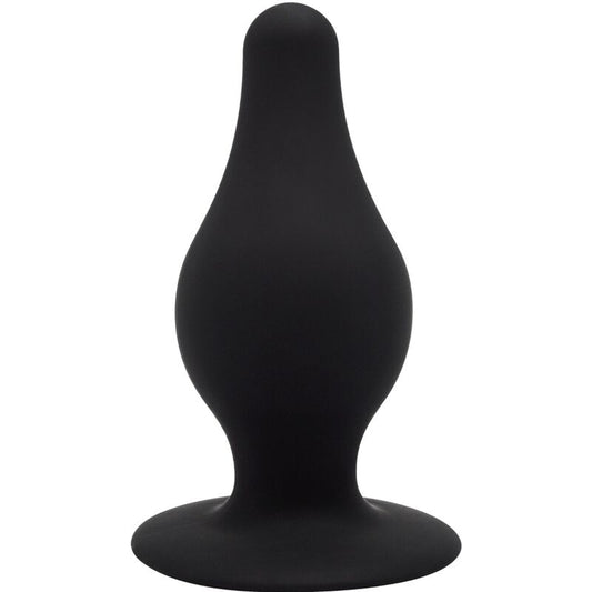 Close-up do SILEXD Plug Anal Premium Silicone Termorreativo Tamanho S, mostrando sua textura suave e formato ergonómico.