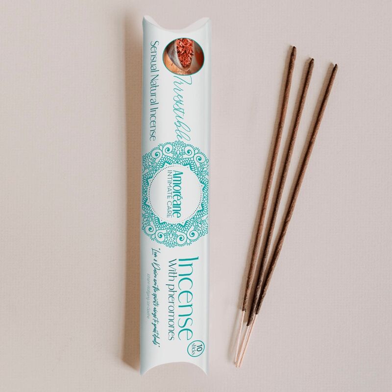 Incenso AMOREANE com Feromonas Aroma Amadeirado Irresistível para criar ambiente