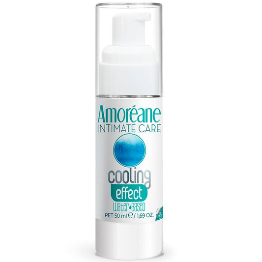 Frasco de AMOREANE Lubrificante Íntimo à Base de Água Efeito Frio 50 ML.