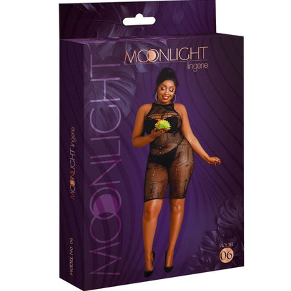 LUZ DE LUNA - VESTIDO MODELO 6 NEGRO TALLA GRANDE