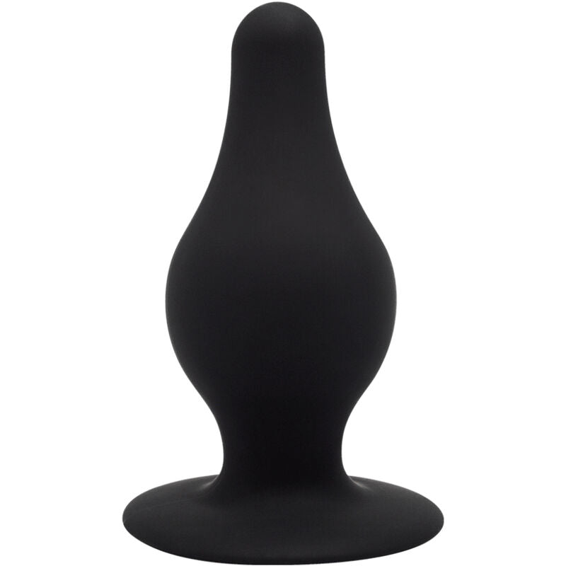 Close-up do SILEXD Plug Anal Premium Silexpan Termorreativo Tamanho XS, mostrando seu formato suave e material de silicone.