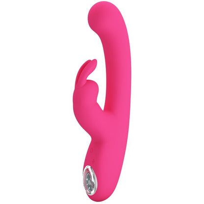 Vibrador de Coelho Pretty Love Lamar Rosa com estimulação Ponto G e Clítoris