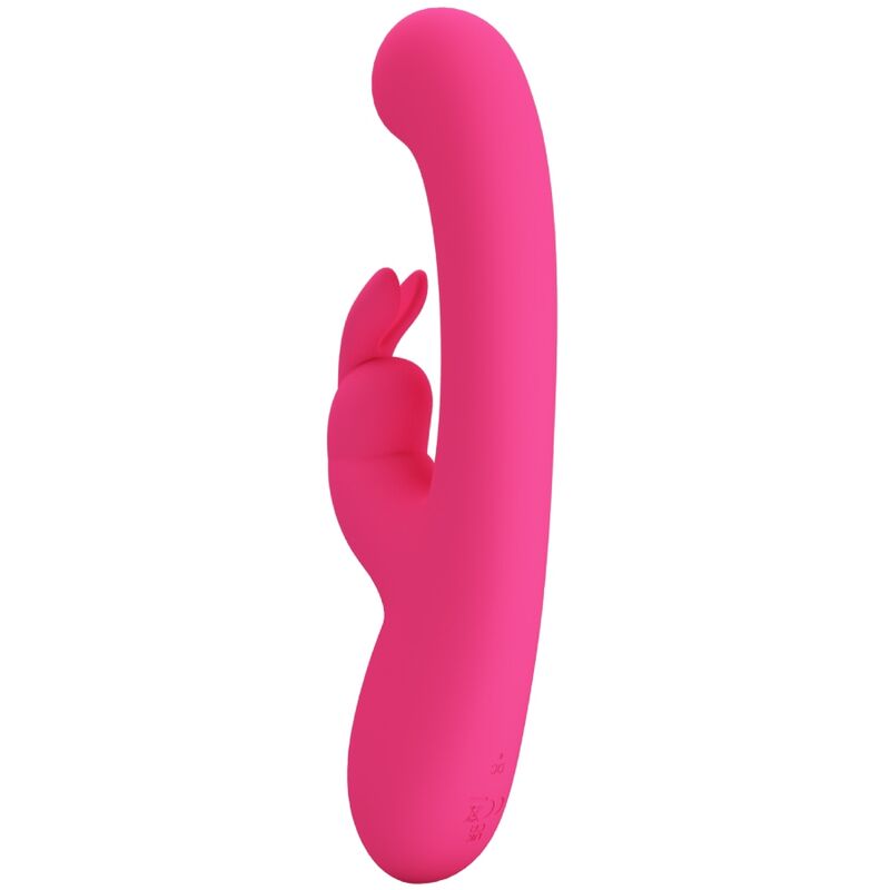 Vibrador de Coelho Pretty Love Lamar Rosa com estimulação Ponto G e Clítoris