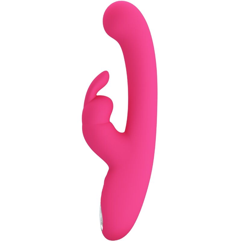 Vibrador de Coelho Pretty Love Lamar Rosa com estimulação Ponto G e Clítoris