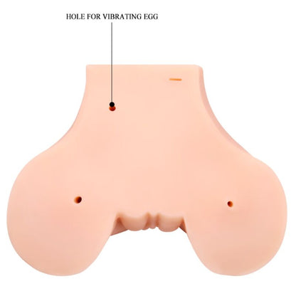 Masturbador Masculino Realista Vagina y Ano con Vibración